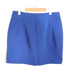 H&M Royal Blue Mini Skirt Ladies Size 14